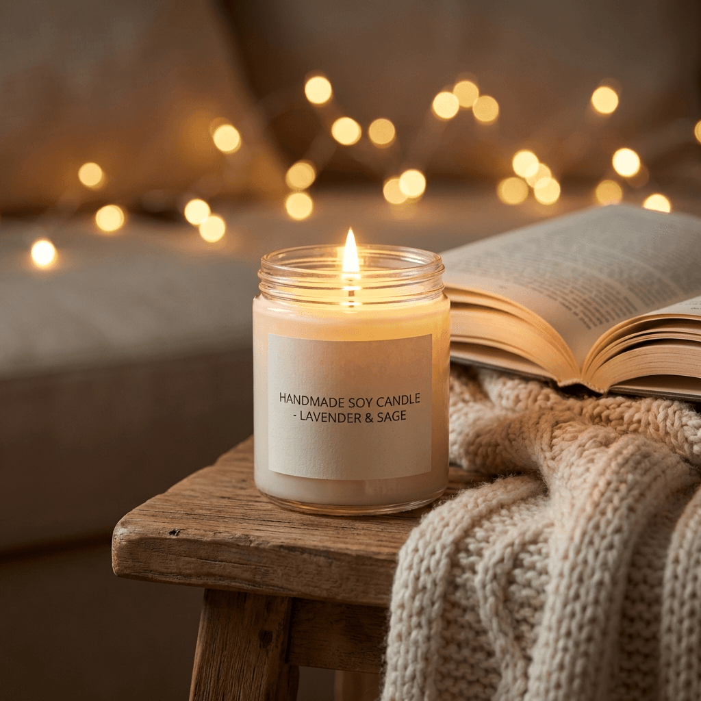 Handmade Candle - after