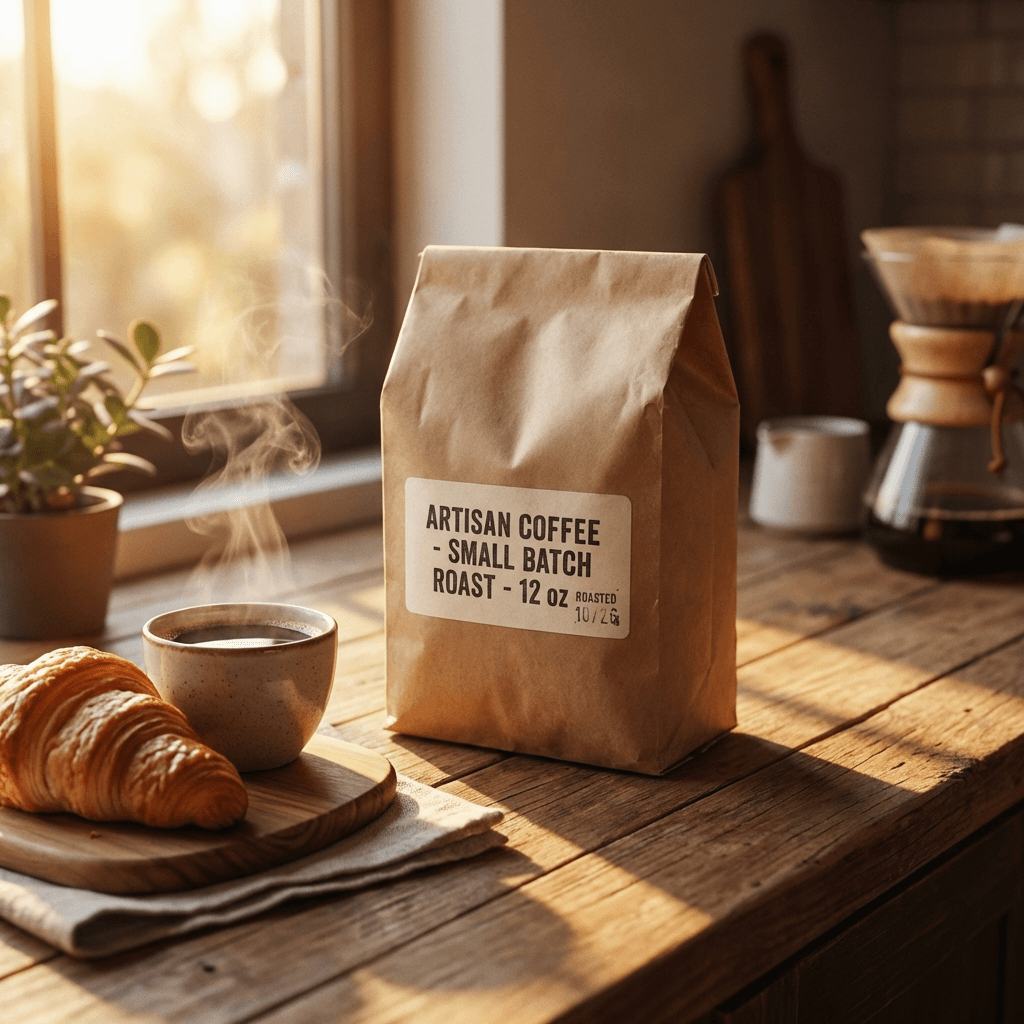 Artisan Coffee Beans - after