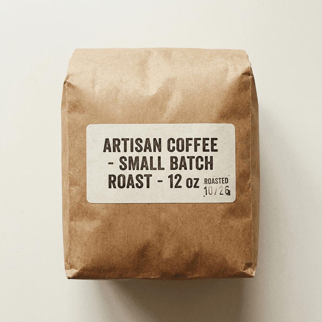 Artisan Coffee Beans - before